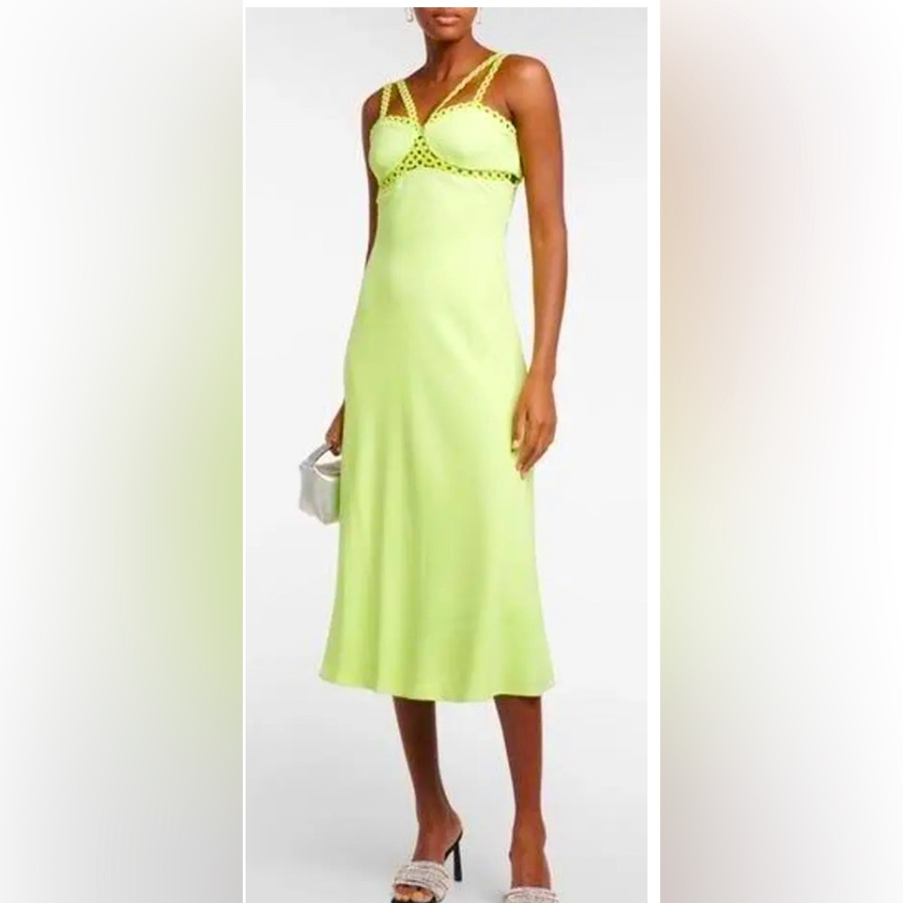 Jonathan Simkhai Sevilla Crochet Ring Midi Dress